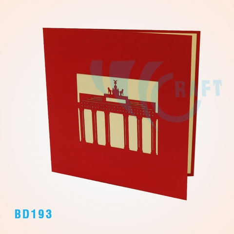Berlin Bridge Pop Up Card