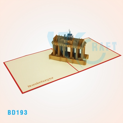 Berlin Bridge Pop Up Card