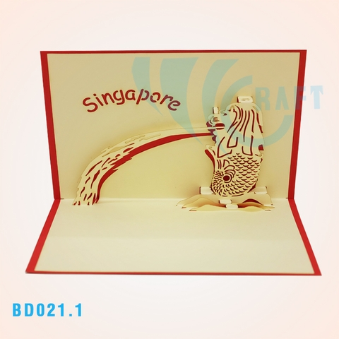 Singapore Tour 1 Pop Up Card