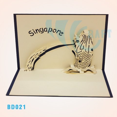 Singapore Tour 2 Pop Up Card