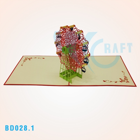 Giant Wheel 3 Pop Up Card