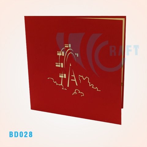 Giant Wheel 4 Pop Up Card