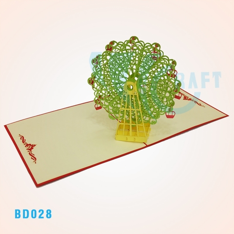 Giant Wheel 4 Pop Up Card