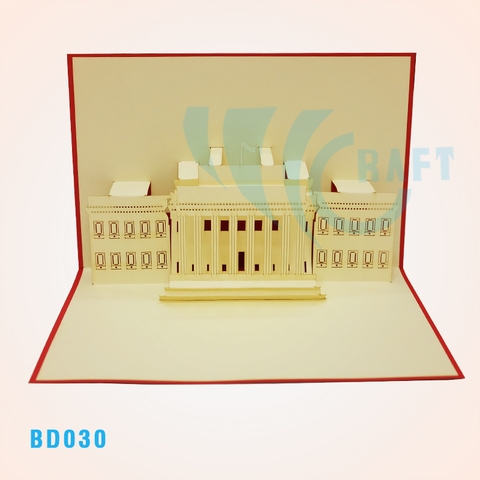 Auckland War Memorial Museum Pop Up Card