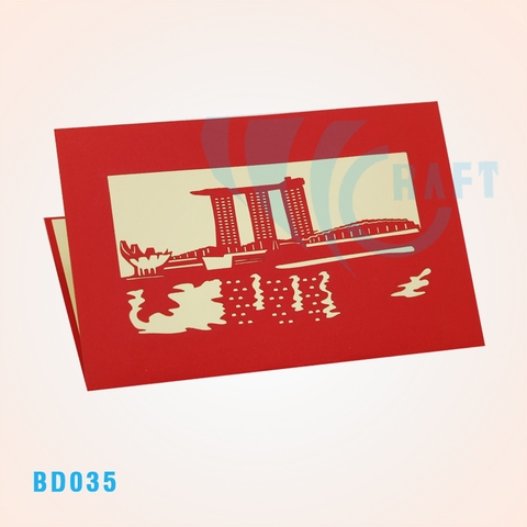Marina Bay Sands Pop Up Card