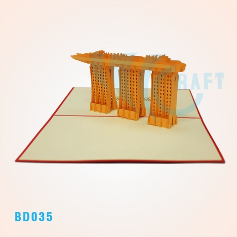 Marina Bay Sands Pop Up Card