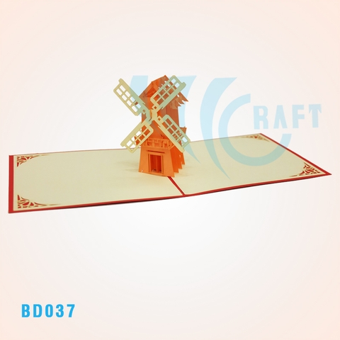 Windmill Pop Up Card