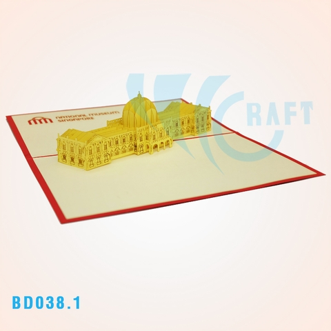 National Museum Of Singapore Pop Up Card