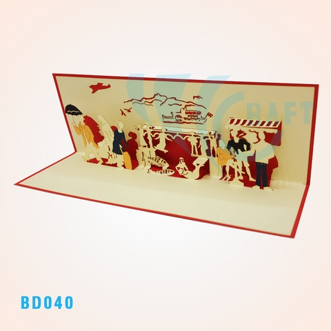 Leoneck Swiss Hotel In Zurich Pop Up Card