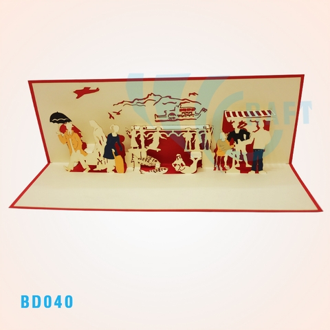 Leoneck Swiss Hotel In Zurich Pop Up Card