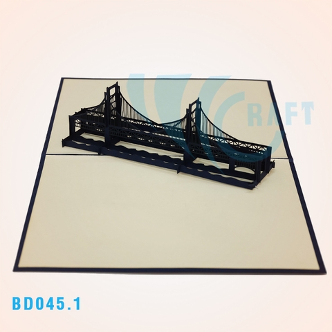 Tsing Ma Bridge Pop Up Card