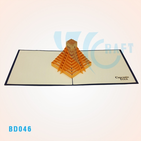 Chichén Itzá Pop Up Card