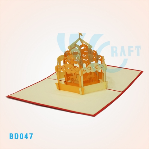 Carousel Pop Up Card