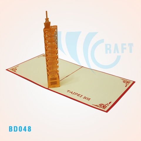 Taipei 101 Pop Up Card