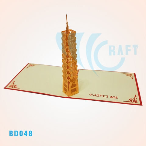 Taipei 101 Pop Up Card