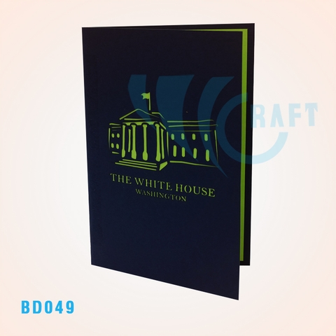 The White House Pop Up Card