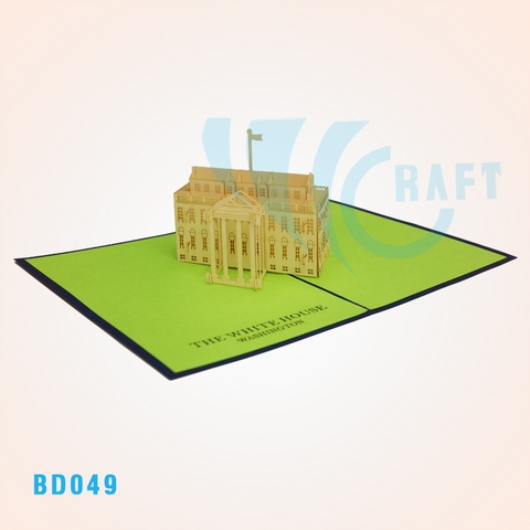 The White House Pop Up Card