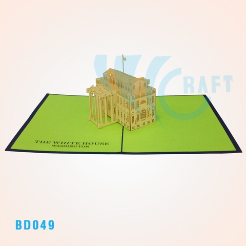 The White House Pop Up Card