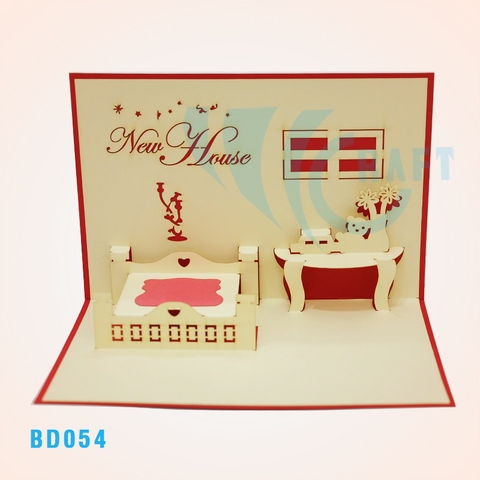 New House 2 Pop Up Card