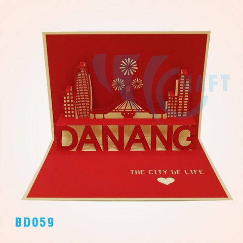 Danang Bridge Pop Up Card