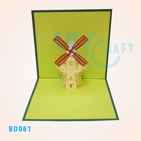 Windmill 2 Pop Up Card