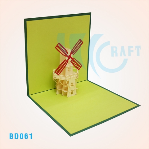 Windmill 2 Pop Up Card