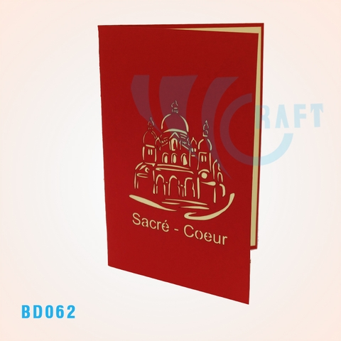Sacre-Coeur Pop Up Card