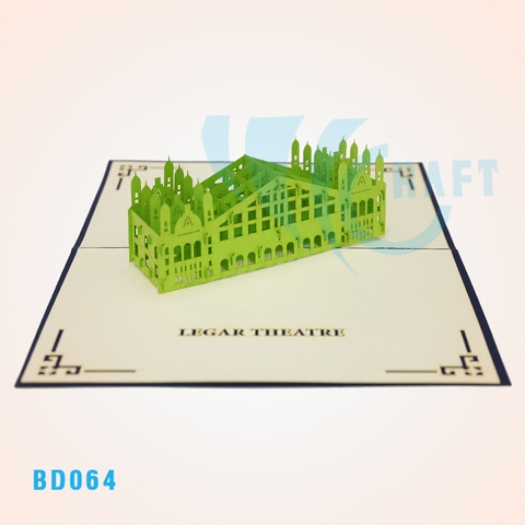 LEGAR THEATRE Pop-up Card – A Masterpiece of Architecture in 3D