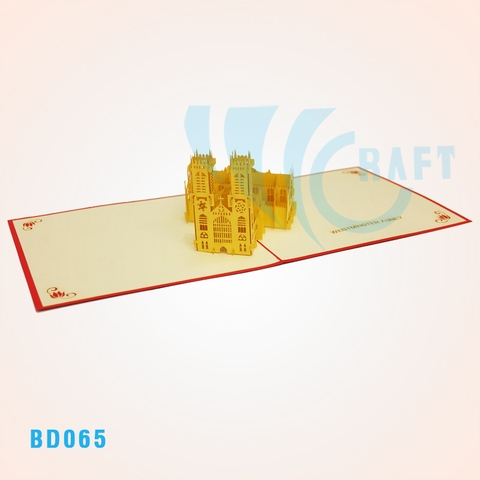 Westminster Abbey Pop Up Card