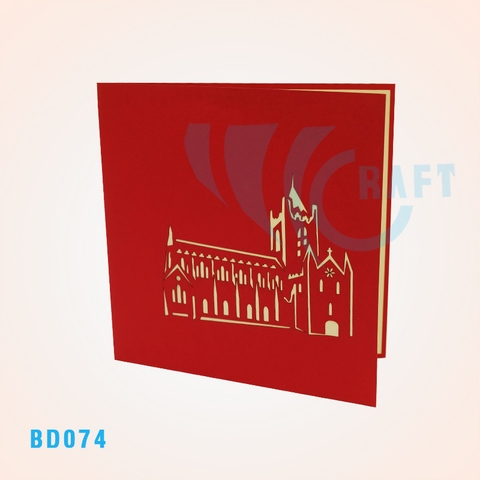 Christian Church Pop Up Card