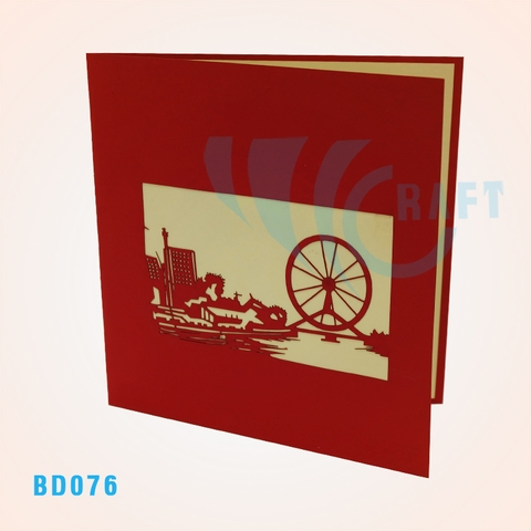 Giant Wheel 3 Pop Up Card