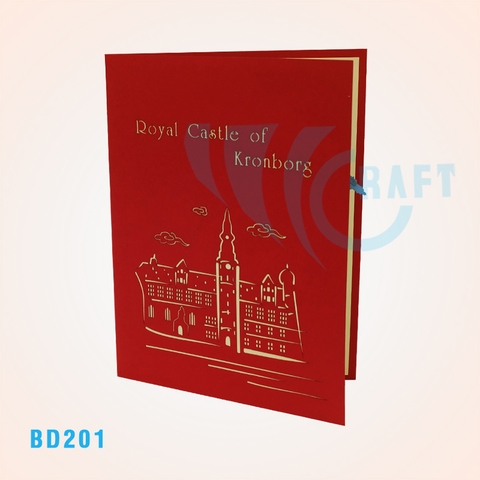 Royal Castle Of Kronborg Pop Up Card