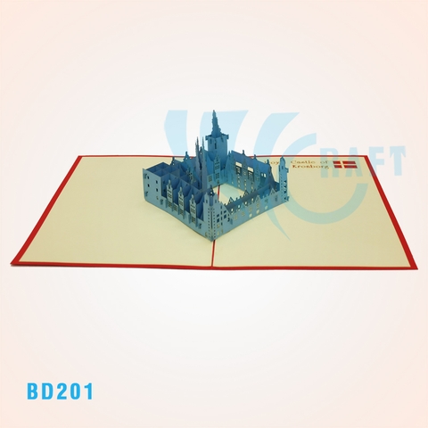 Royal Castle Of Kronborg Pop Up Card
