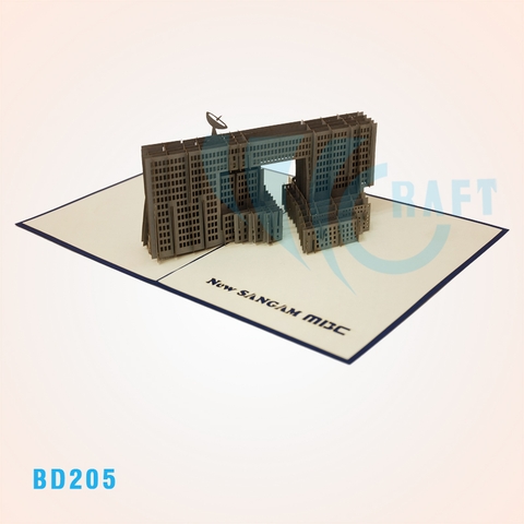 Sangam MBC Office Korea Pop Up Card