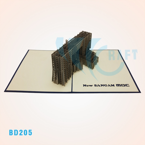 Sangam MBC Office Korea Pop Up Card