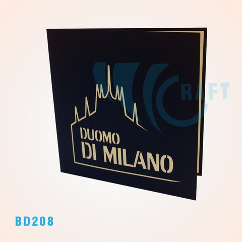 Milan Cathedral Pop Up Card