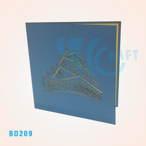 Osaka Castle Pop Up Card