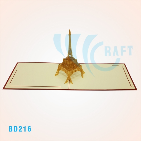 Eiffel Tower Pop Up Card