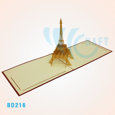 Eiffel Tower Pop Up Card