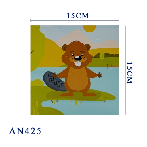 Beaver Pop Up Card