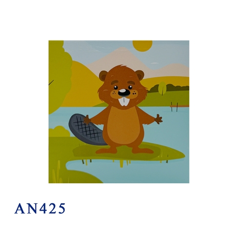 Beaver Pop Up Card