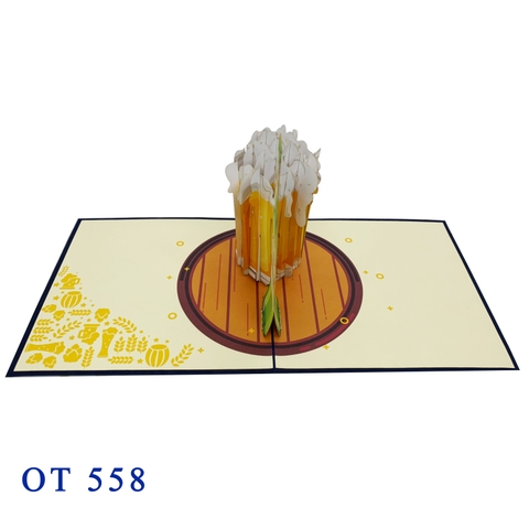 Beer Pop Up Card