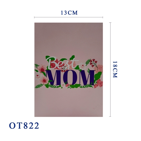 Best Mom Ever Pop Up Card