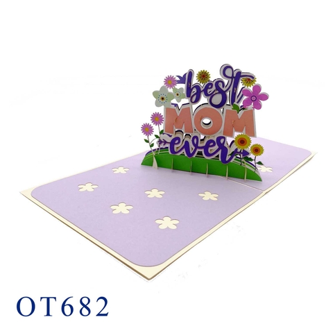 Best Mom Ever Pop Up Card