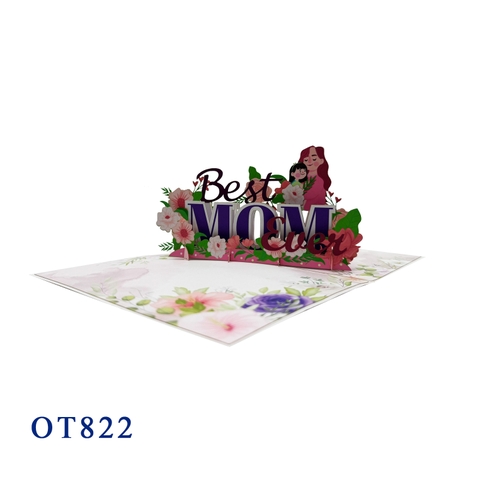 Best Mom Ever Pop Up Card