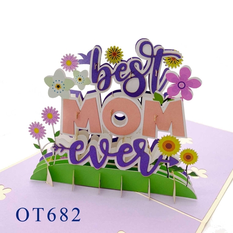 Best Mom Ever Pop Up Card