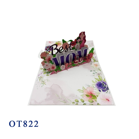 Best Mom Ever Pop Up Card