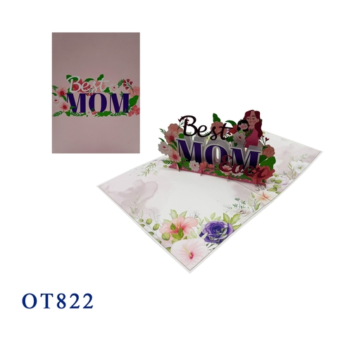 Best Mom Ever Pop Up Card