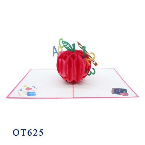 Best Teacher Ever Pop Up Card