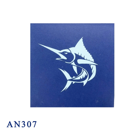 Swordfish Pop Up Card